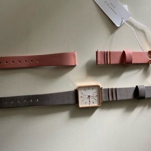 NEW Rose field watch + extra strap